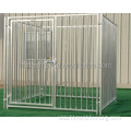 Bars Dog Kennel with Solid Metal Roof